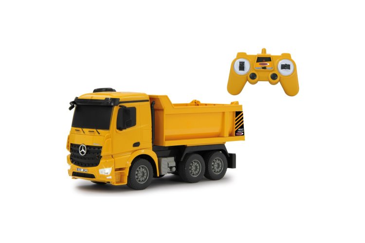 1:26 Jamara 405108 RC Truck Mercedes-Benz Arocs Dump Truck - Yellow - 2.4GHz - Jam405108 1 - JAM405108