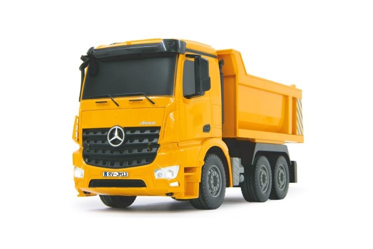 1:26 Jamara 405108 RC Truck Mercedes-Benz Arocs Dump Truck - Yellow - 2.4GHz - Jam405108 10 - JAM405108
