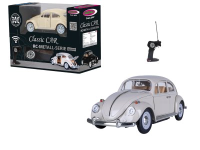 1:18 Jamara 405111 RC Car &ndash; Volkswagen Beetle &ndash; Cream White &ndash; Diecast - 40 MHz - Jam405111 1 - JAM405111