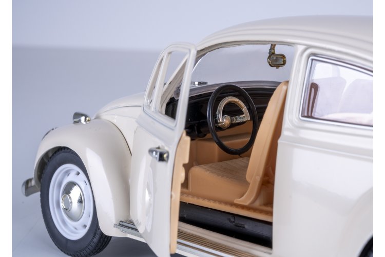 1:18 Jamara 405111 RC Car &ndash; Volkswagen Beetle &ndash; Cream White &ndash; Diecast - 40 MHz - Jam405111 12 - JAM405111