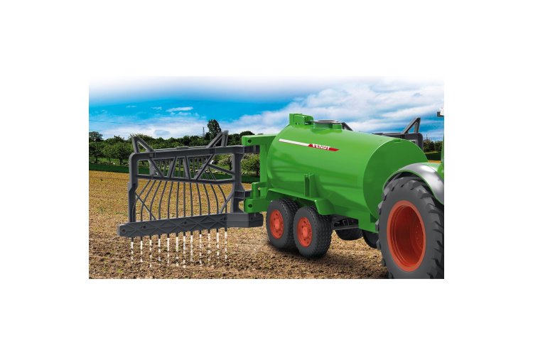 1:16 Jamara 405235 RC Water Tank Trailer Fendt Green for RC Tractor - Jam405235 fendt water tank with hose dispenser14 - JAM405235