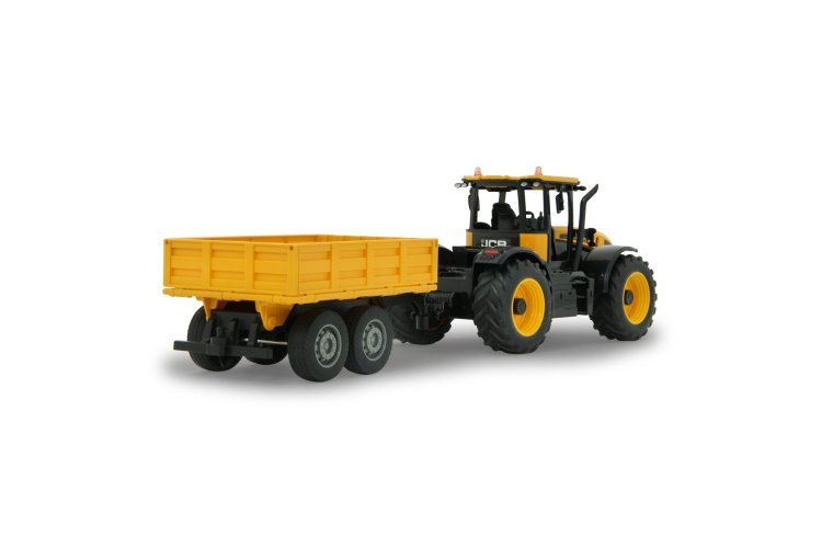1:24 Jamara 405305 RC Tractor JCB Fastrac with Tipper Trailer - Yellow - 2.4GHz - Jam405305 jcb fastrac traktor with11 - JAM405305