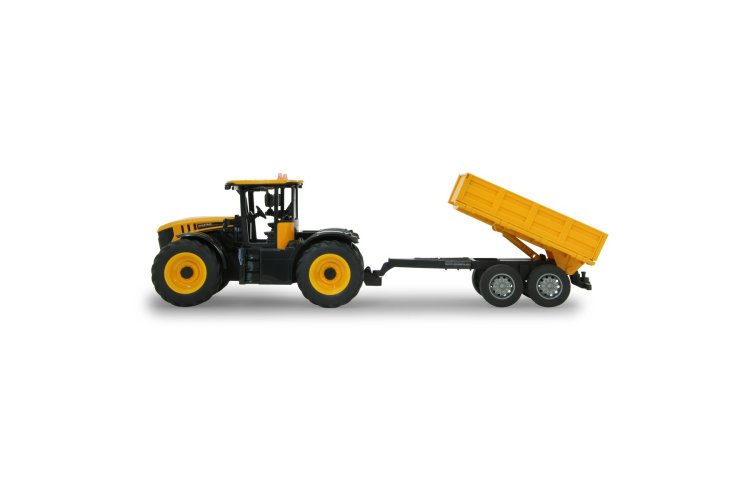 1:24 Jamara 405305 RC Tractor JCB Fastrac with Tipper Trailer - Yellow - 2.4GHz - Jam405305 jcb fastrac traktor with16 - JAM405305