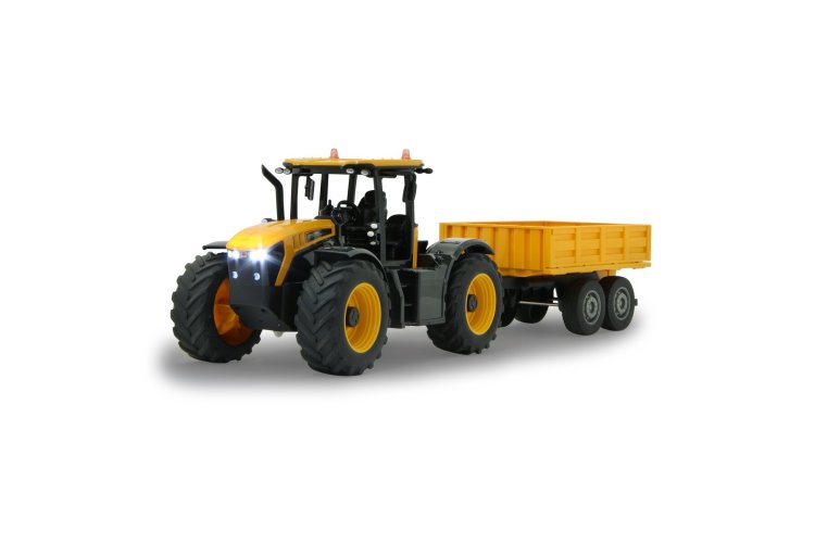 1:24 Jamara 405305 RC Tractor JCB Fastrac with Tipper Trailer - Yellow - 2.4GHz - Jam405305 jcb fastrac traktor with5 - JAM405305