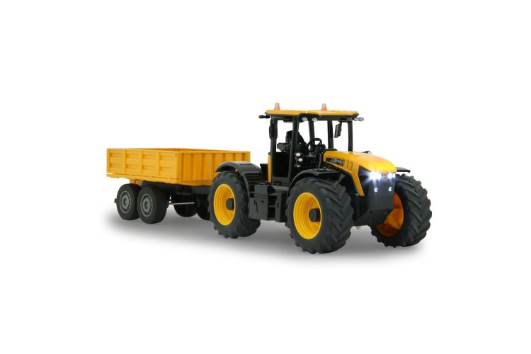 1:24 Jamara 405305 RC Tractor JCB Fastrac with Tipper Trailer - Yellow - 2.4GHz - Jam405305 jcb fastrac traktor with8 - JAM405305