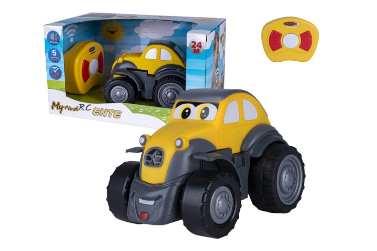 Jamara 405323 My First RC Tractor Ente with Sound - Yellow - 17.5 cm - 2.4 GHz - Jam405323 1 - JAM405323