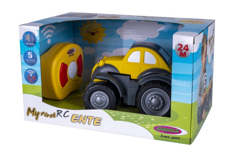 Jamara 405323 My First RC Tractor Ente with Sound - Yellow - 17.5 cm - 2.4 GHz - Jam405323 2 - JAM405323