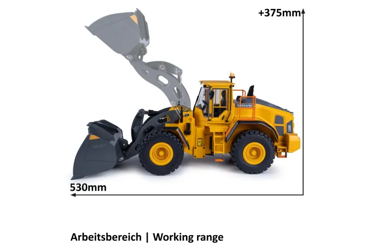 1:14 Jamara 406302 RC Wiellader L260H Metalen Constructie - 2,4GHz - Jam406302 30 - JAM406302