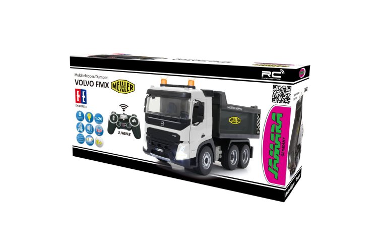 1:20 Jamara 406312 RC Truck Volvo FMX Tipper - White - 2.4GHz - Jam406312 16 - JAM406312