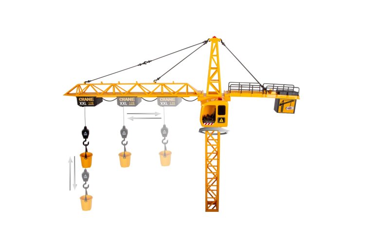 Jamara 406320 RC Torenkraan XXL 128 met Licht en Geluid - 9 Functies - 128cm hoog - 2,4GHz - Jam406320 13 - JAM406320