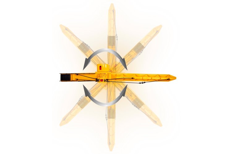 Jamara 406320 RC Torenkraan XXL 128 met Licht en Geluid - 9 Functies - 128cm hoog - 2,4GHz - Jam406320 14 - JAM406320