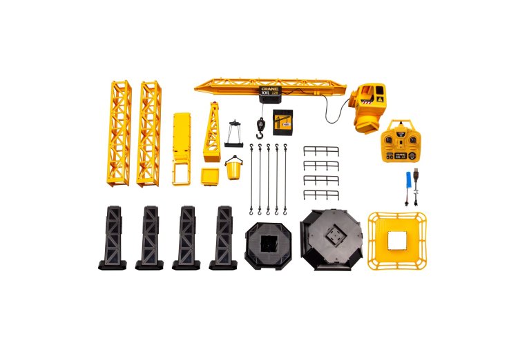 Jamara 406320 RC Torenkraan XXL 128 met Licht en Geluid - 9 Functies - 128cm hoog - 2,4GHz - Jam406320 4 - JAM406320