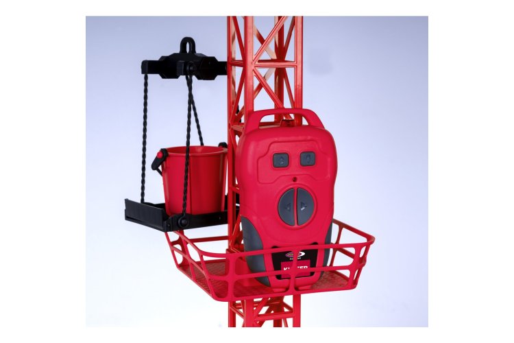 Jamara 406321 RC Tower Crane XL 99 "Kutter" &ndash; 99cm High &ndash; Red &ndash; Infrared - Jam406321 15 - JAM406321