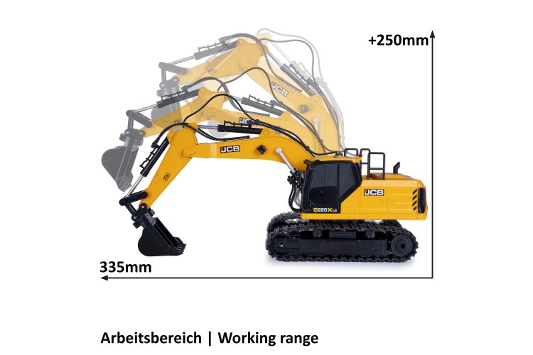 1:26 Jamara 406328 RC Excavator JCB - Demolition Set - 2.4 GHz - Jam406328 10 - JAM406328