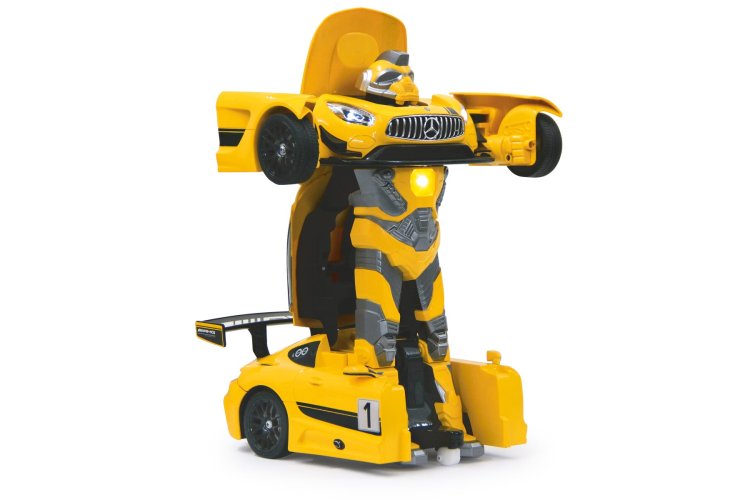 1:14 Jamara 410029 RC Auto Mercedes-Benz AMG GT3 - Transformer - Geel - 2,4GHz - Jam410029 12 - JAM410029