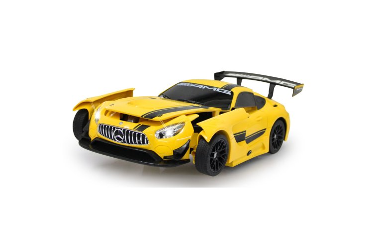 1:14 Jamara 410029 RC Auto Mercedes-Benz AMG GT3 - Transformer - Geel - 2,4GHz - Jam410029 14 - JAM410029