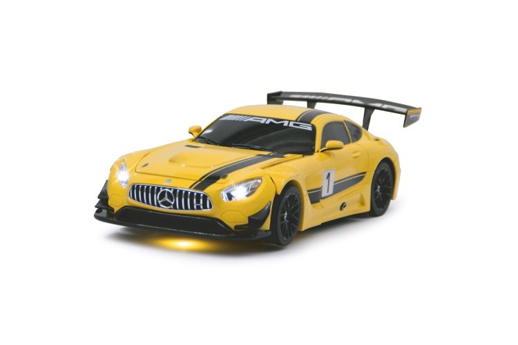 1:14 Jamara 410029 RC Auto Mercedes-Benz AMG GT3 - Transformer - Geel - 2,4GHz - Jam410029 6 - JAM410029