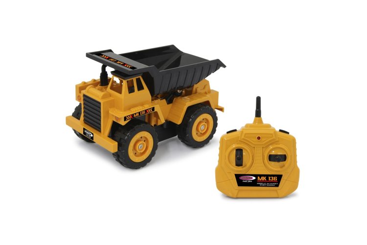 1:36 Jamara 410151 RC Dump Truck MK136 - 19cm - Yellow - 2.4GHz - Jam410151 1 - JAM410151