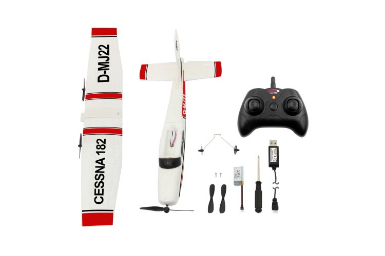 Jamara 410190 RC Vliegtuig - Cessna 182 - Gyro 2-kanaals - 2,4 GHz - Jam410190 4 - JAM410190