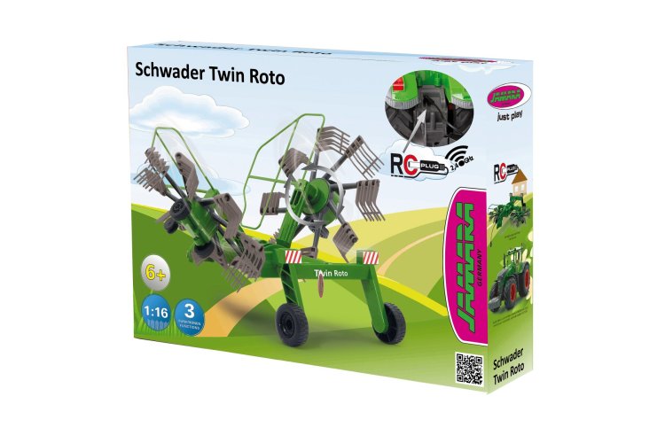 1:16 Jamara 412411 Twin Roto Rake for RC Tractor - Jam412411 3 - JAM412411