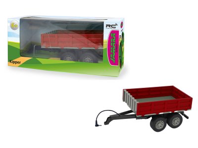 1:16 Jamara 413108 Red Tipper Trailer for RC Tractor - Jam413108 1 - JAM413108