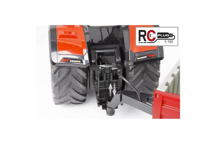 1:16 Jamara 413108 Red Tipper Trailer for RC Tractor - Jam413108 11 - JAM413108