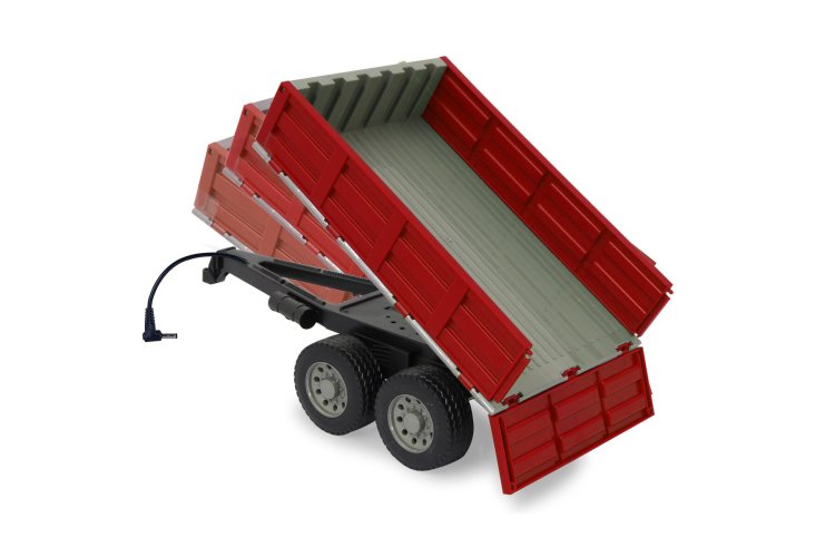 1:16 Jamara 413108 Red Tipper Trailer for RC Tractor - Jam413108 6 - JAM413108