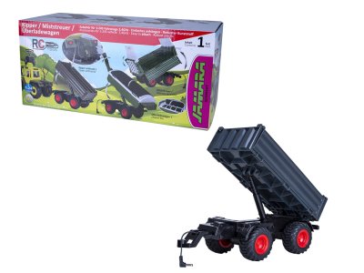 1:24 Jamara 423265 Tipper Trailer for RC Tractor MB-trac 1000 &ndash; Anthracite - Jam423265 1 - JAM423265
