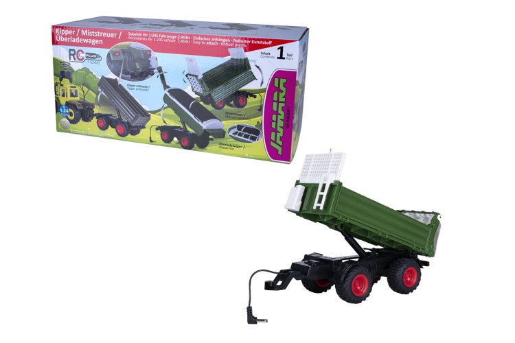 1:24 Jamara 423267 Manure Spreader Trailer for RC Tractor MB-trac 1000 &ndash; Green - Jam423267 1 - JAM423267