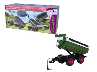 1:24 Jamara 423268 Chaser Bin Trailer for RC Tractor MB-trac 1000 &ndash; Green - Jam423268 1 - JAM423268