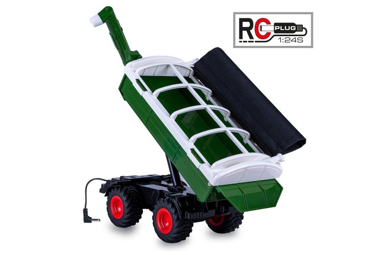 1:24 Jamara 423268 Chaser Bin Trailer for RC Tractor MB-trac 1000 &ndash; Green - Jam423268 2 - JAM423268