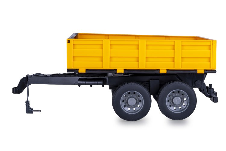 1:16 Jamara 423283 Tipping Trailer for RC Tractor &ndash; Yellow - Jam423283 5 - JAM423283