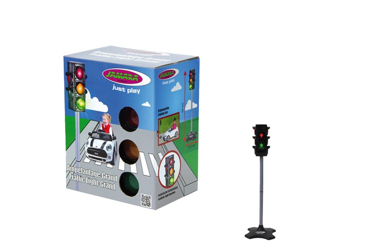 Jamara 460256 Traffic Light Grand &ndash; Toy Traffic Light with Light and Sound &ndash; Traffic Education for Children - Jam460256 1 - JAM460256