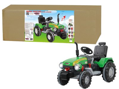 Jamara 460276 Electric Ride-On Tractor - Power Drag - Green - 12 V - Jam460276 1 - JAM460276