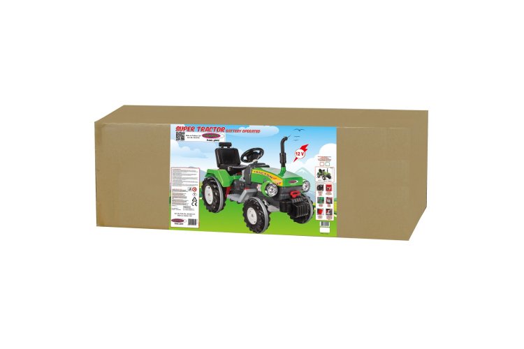 Jamara 460276 Elektrische Kindertractor Ride-on - Power Drag - Groen - 12 V - Jam460276 3 - JAM460276