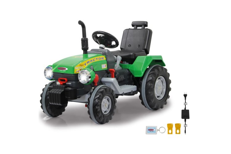 Jamara 460276 Elektrische Kindertractor Ride-on - Power Drag - Groen - 12 V - Jam460276 4 - JAM460276