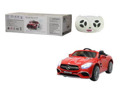 Jamara 460294 Electric Ride-On Car - Mercedes-AMG SL 65 - Red - Parental Remote Control - 12 V - Jam460294 1 - JAM460294
