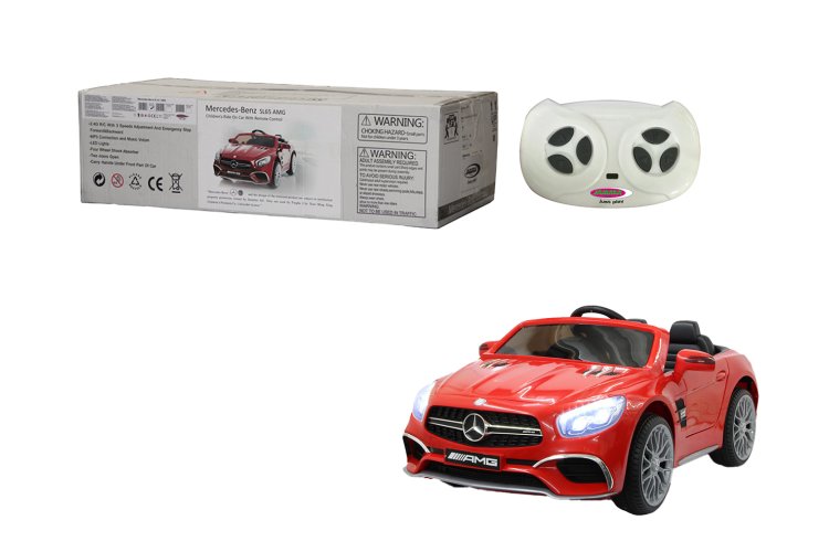 Jamara 460294 Electric Ride-On Car - Mercedes-AMG SL 65 - Red - Parental Remote Control - 12 V - Jam460294 1 - JAM460294