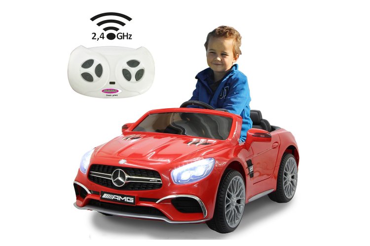 Jamara 460294 Electric Ride-On Car - Mercedes-AMG SL 65 - Red - Parental Remote Control - 12 V - Jam460294 2 - JAM460294