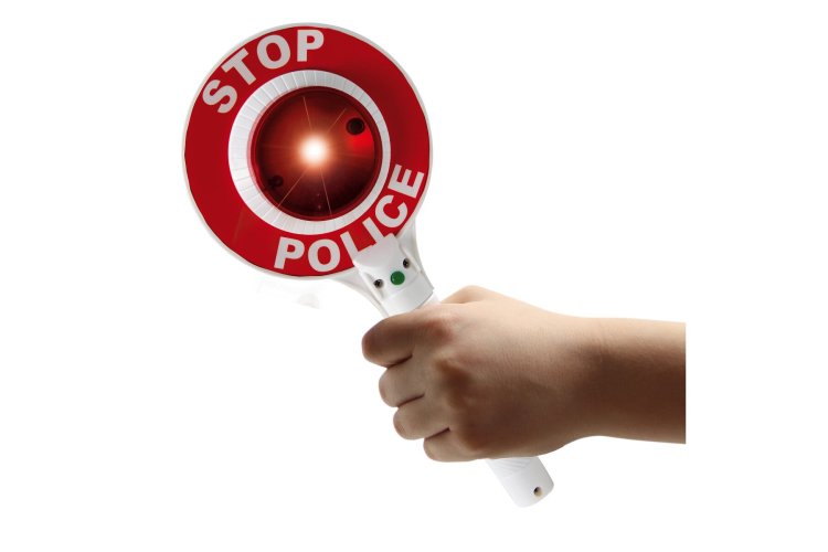 Jamara 460308 Police Stop Sign with Light &ndash; Toy Traffic Sign for Children - Jam460308 8 - JAM460308