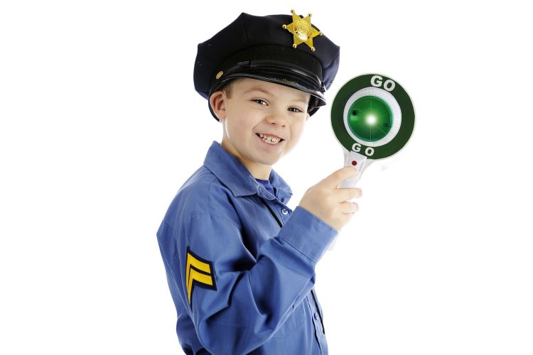 Jamara 460308 Police Stop Sign with Light &ndash; Toy Traffic Sign for Children - Jam460308 9 - JAM460308