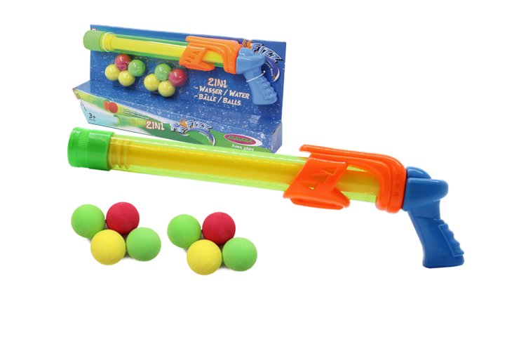 Jamara 460313 Mc Fizz &ndash; Water Pistol &ndash; Fizzy Balls &ndash; Green &ndash; 2-in-1 - Jam460313 1 - JAM460313