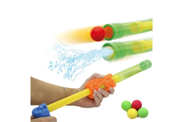 Jamara 460313 Mc Fizz &ndash; Water Pistol &ndash; Fizzy Balls &ndash; Green &ndash; 2-in-1 - Jam460313 2 - JAM460313