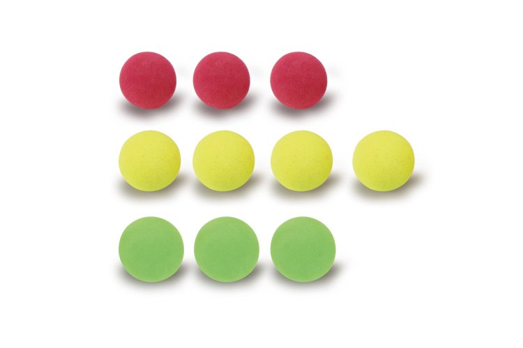 Jamara 460314 Mc Fizz &ndash; Fizzy Balls &ndash; Refill Pack &ndash; 10 Soft Balls - Jam460314 2 - JAM460314