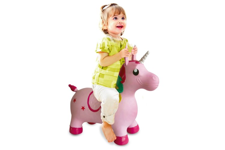 Jamara 460316 Skippy Animal Unicorn Pink (multicolored) Junior with Pump - Jam460316 1 - JAM460316