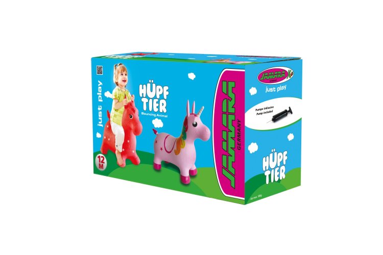 Jamara 460316 Skippy Animal Unicorn Pink (multicolored) Junior with Pump - Jam460316 2 - JAM460316