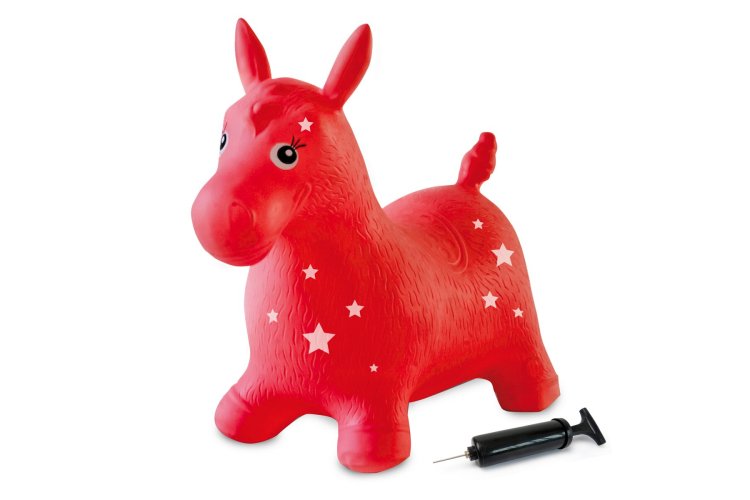 Jamara 460317 Skipping Animal Horse Red Junior with Pump - Jam460317 3 - JAM460317