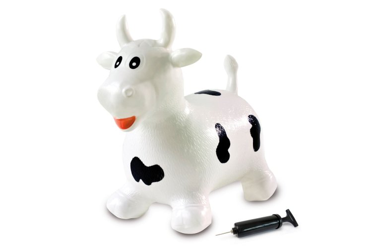 Jamara 460318 Skippy Animal Cow White Black Junior with Pump - Jam460318 3 - JAM460318
