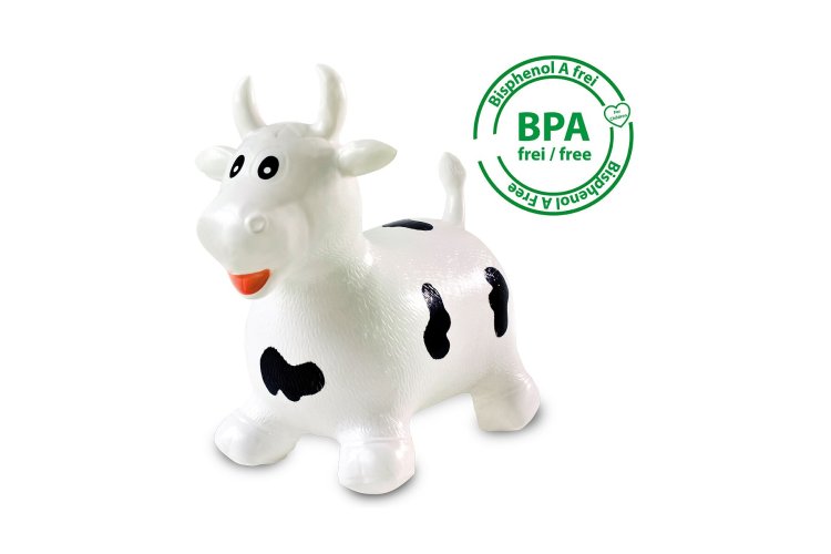 Jamara 460318 Skippy Animal Cow White Black Junior with Pump - Jam460318 7 - JAM460318