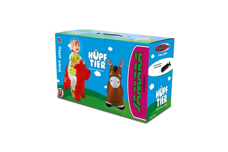 Jamara 460454 Skippy Animal Dog - Red - Junior with Pump - Jam460454 2 - JAM460454